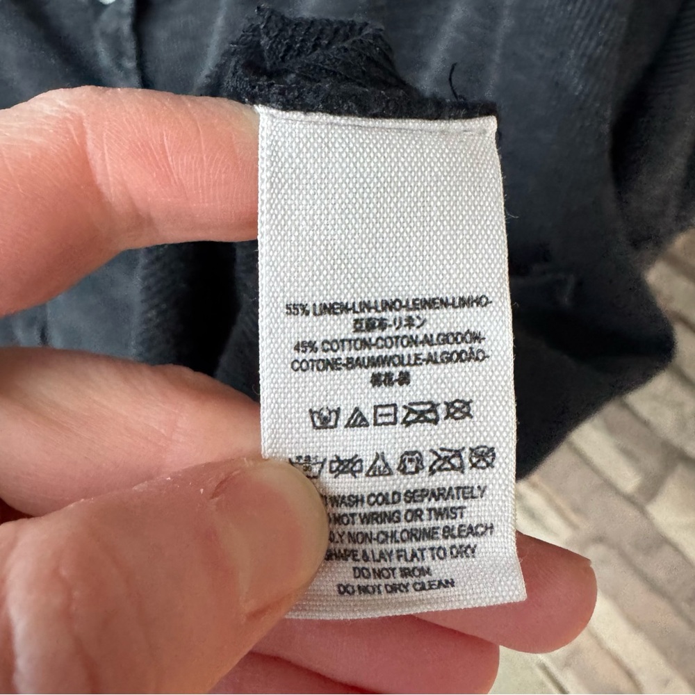 Free People We the Free Oversized Mineral Washed Henley Tee Shirt - Picture 5 of 6